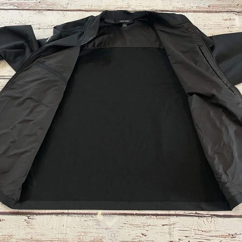 Mercer Mettle Workday Men's Size 2XL‎ Jacket Zippered Black